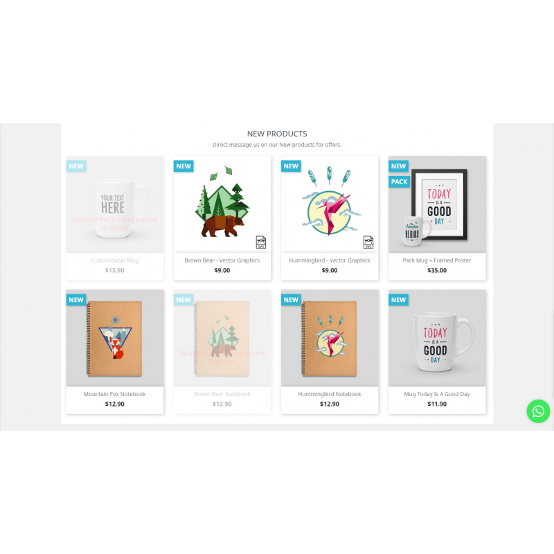 New Products - Carousel and Responsive