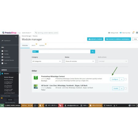 Prestashop WhatsApp Live Chat With Customers & Visitor