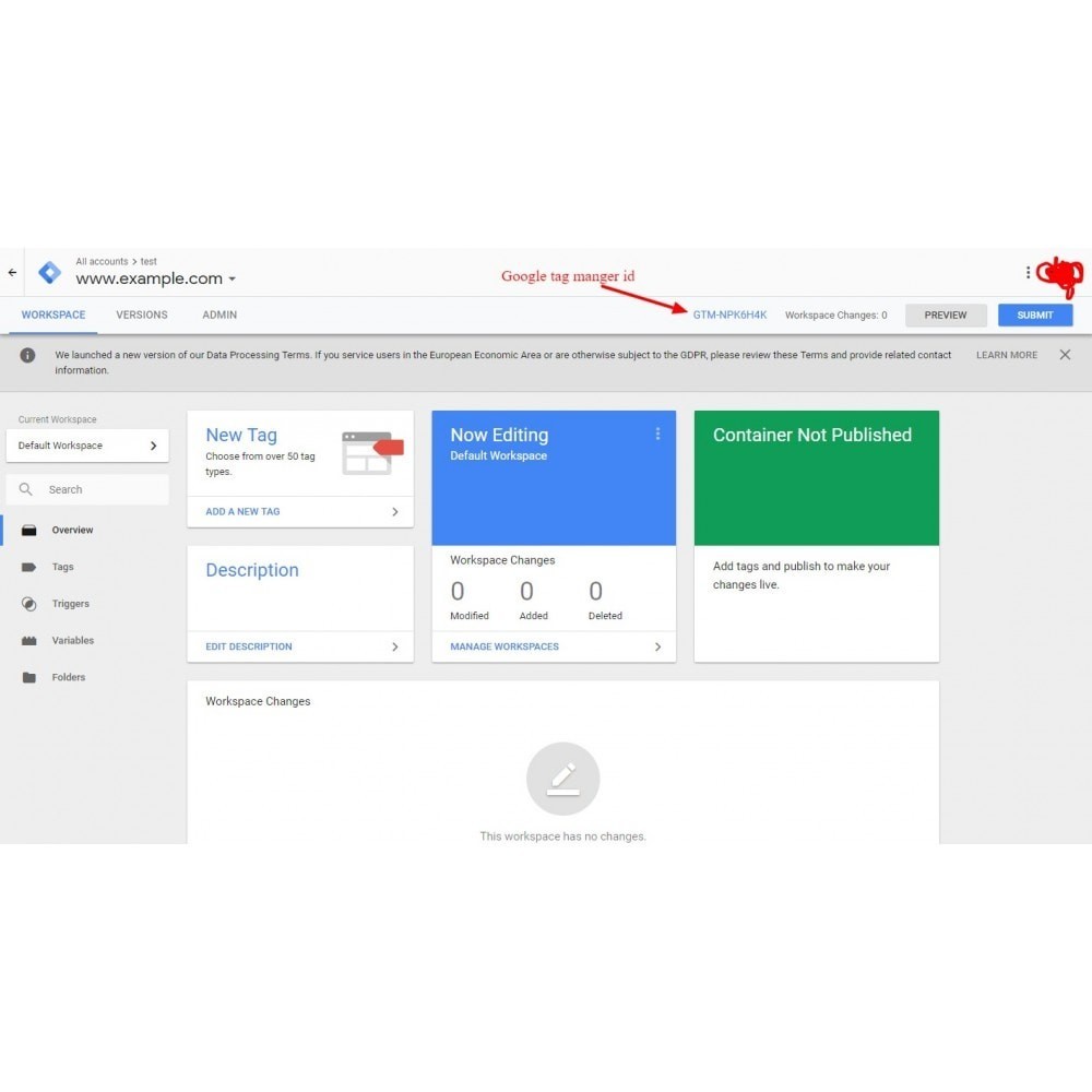 GA4 Google Tag Manager - avancerad modul PrestaShop GA4 Google Tag Manager - avancerad modul PrestaShop