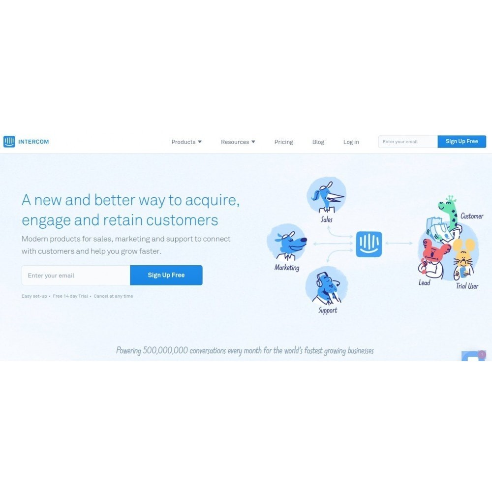 Intercom.io Live Chat-modul PrestaShop Intercom.io Live Chat-modul PrestaShop