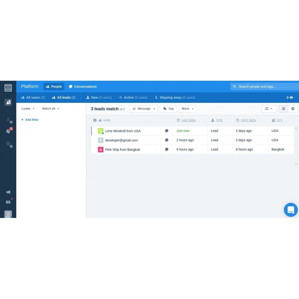 Intercom.io Live Chat-modul PrestaShop Intercom.io Live Chat-modul PrestaShop