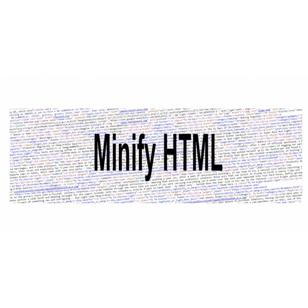 Minify HTML Module PrestaShop Minify HTML Module PrestaShop