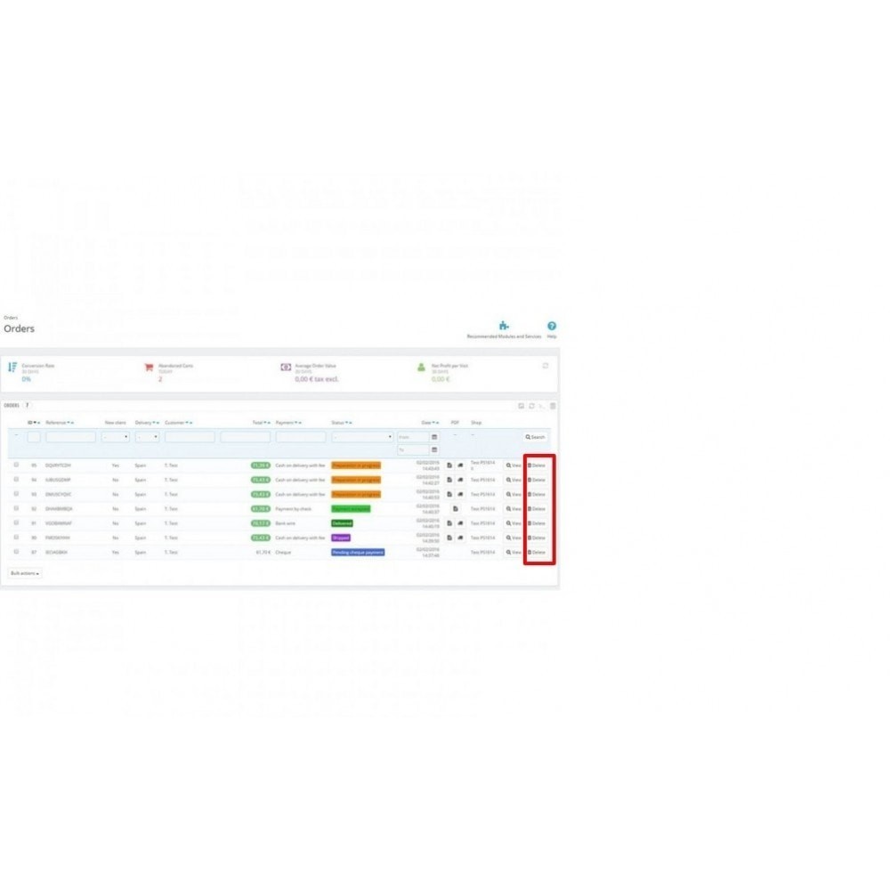 Delete Order Pro Module Prestashop Delete Order Pro Module Prestashop