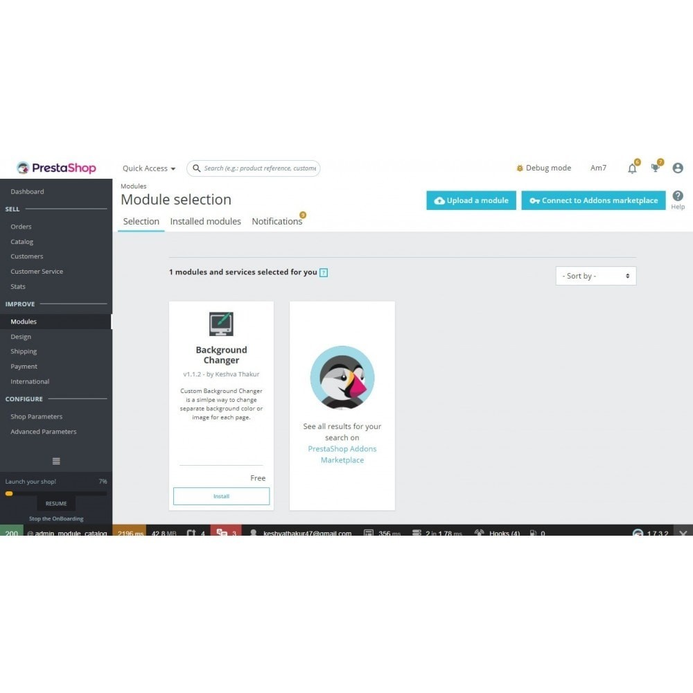 Background Changer - Ultimate Module Prestashop