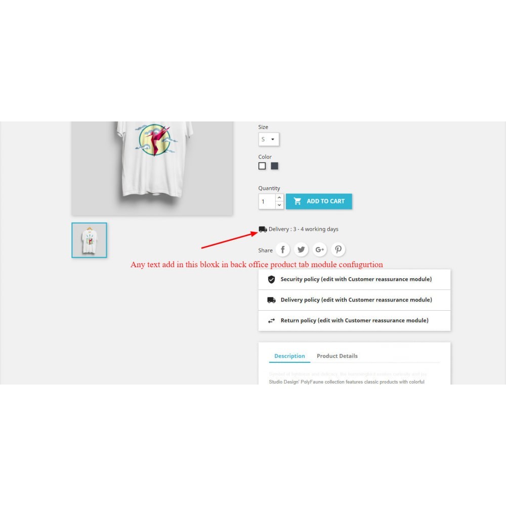 Estimated Shipping Date Per Product Module PrestaShop