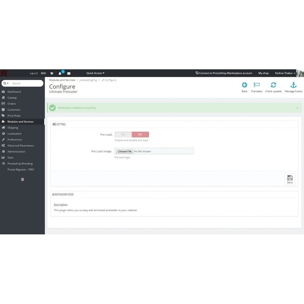 Ultimate Preloader Module PrestaShop