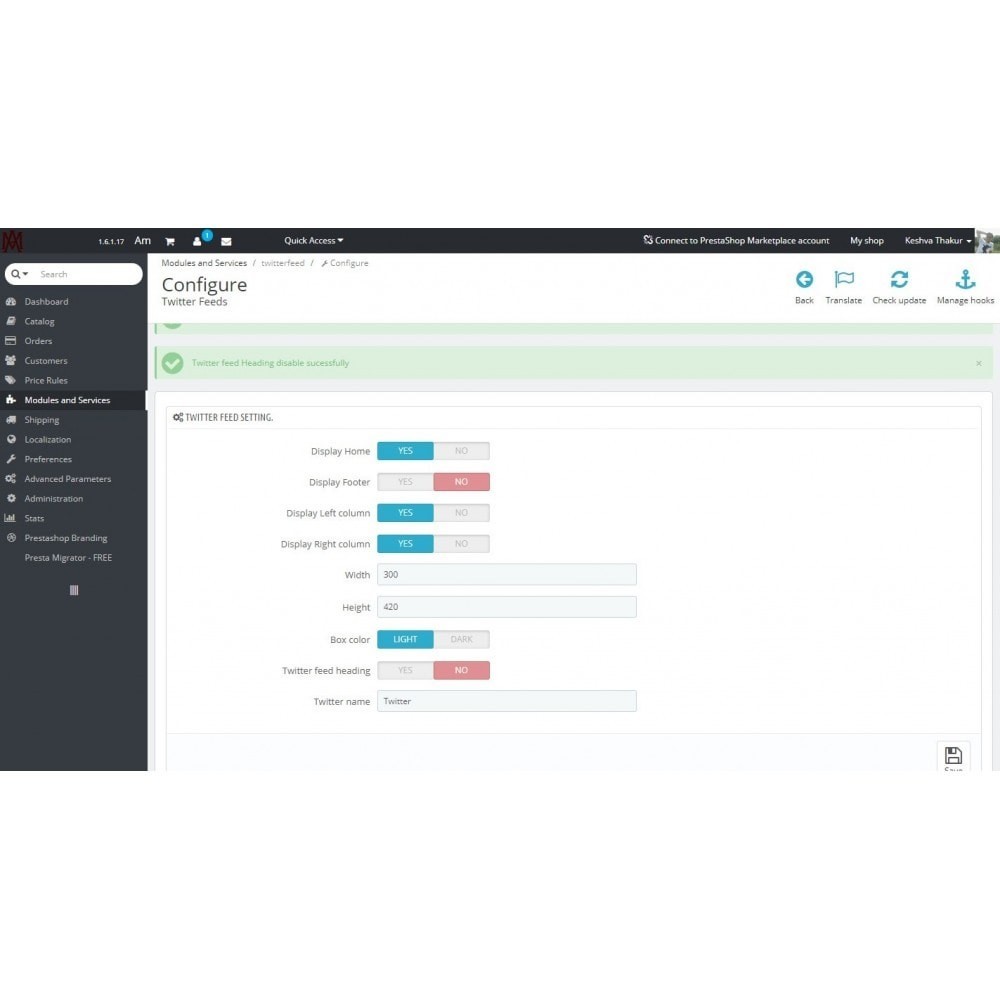 X (Twitter) Feeds Module Prestashop X (Twitter) Feeds Module Prestashop