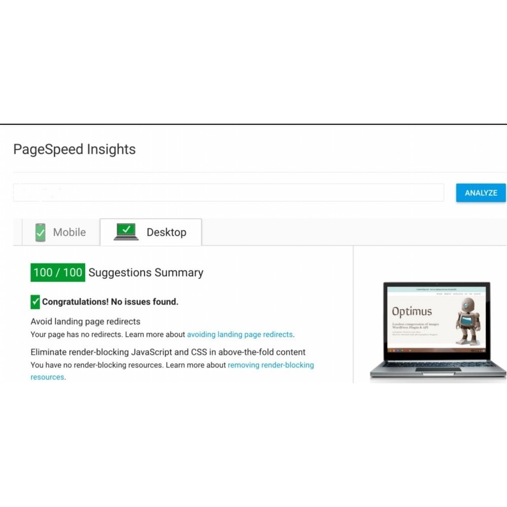 PageSpeed Insights Module PrestaShop PageSpeed Insights Module PrestaShop