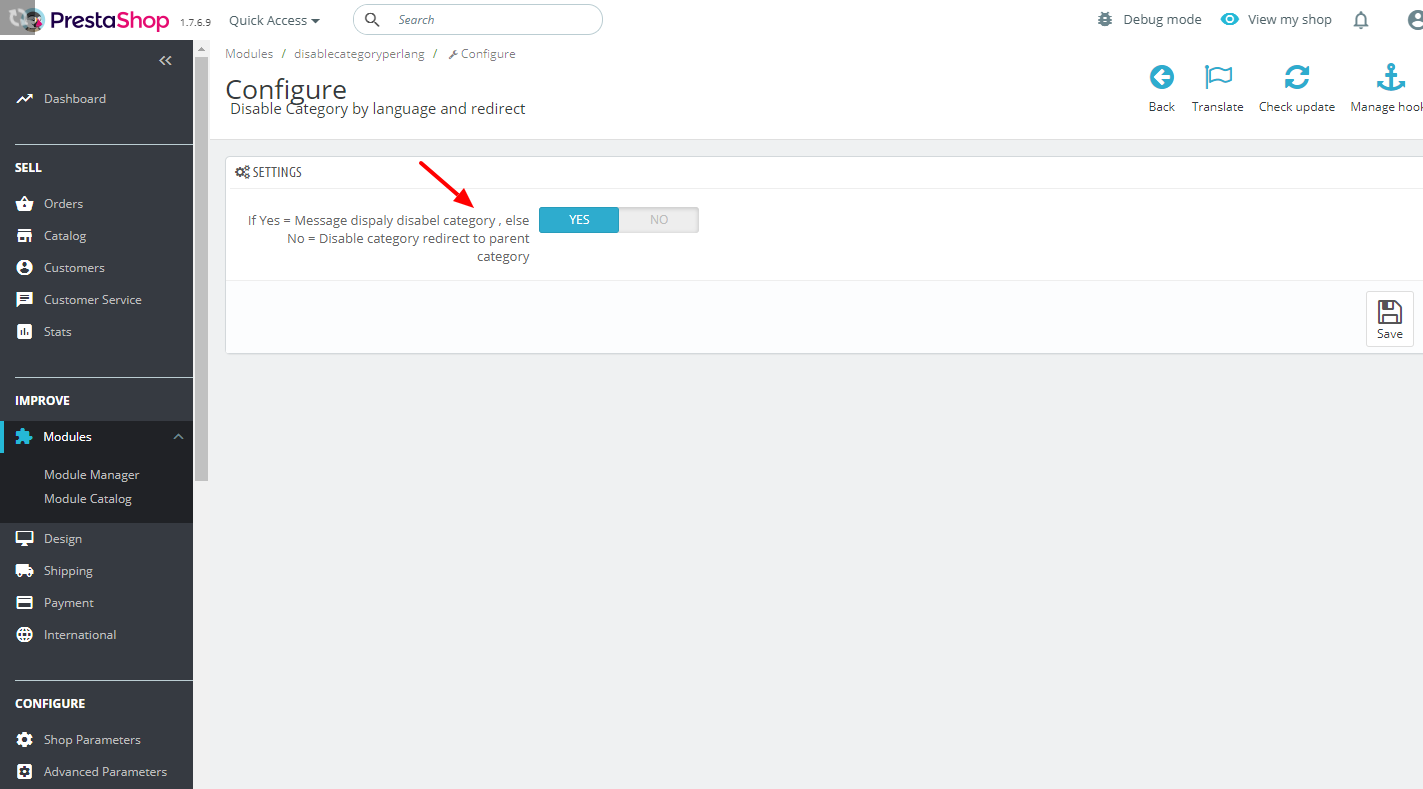 Disable Category by language and redirect other category Disable Category by language and redirect other category