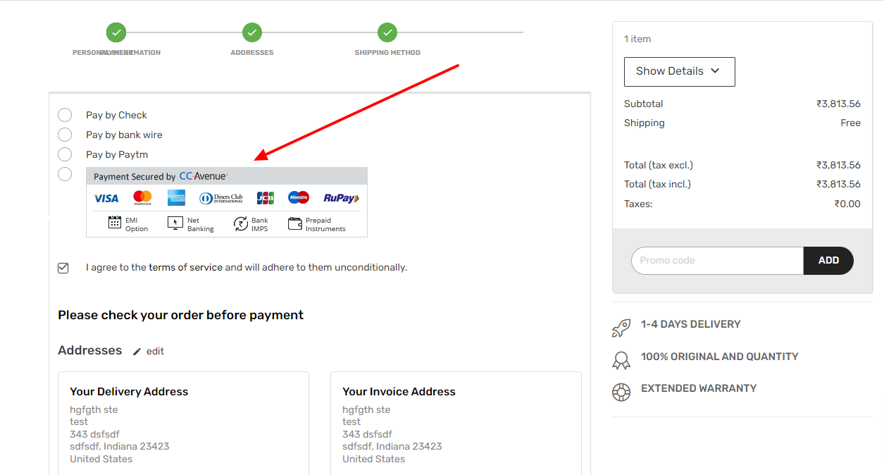 CCAvenue Gateway For Easy - Prestashop CCAvenue Gateway For Easy - Prestashop