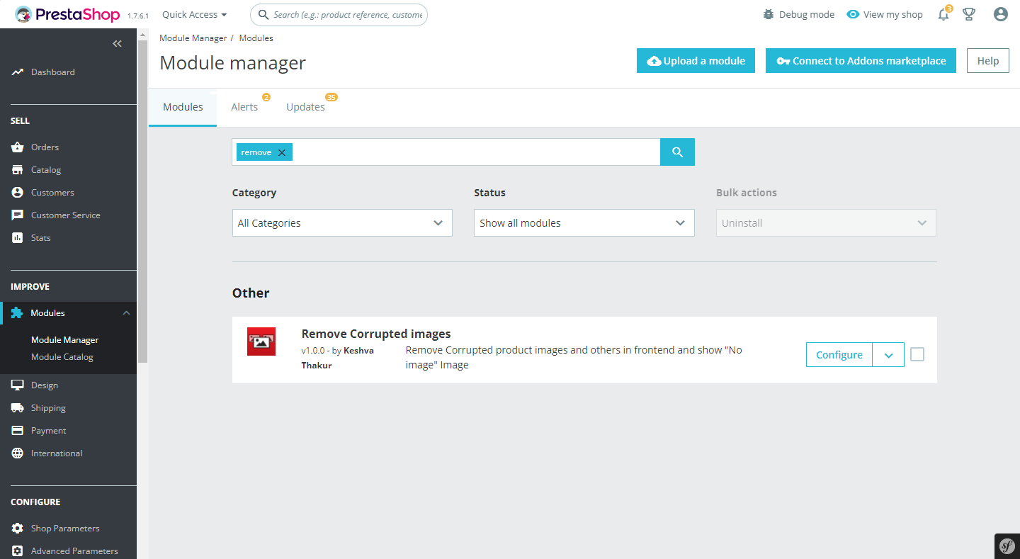 Remove Broken and Corrupted images Prestashop Module Remove Broken and Corrupted images Prestashop Module
