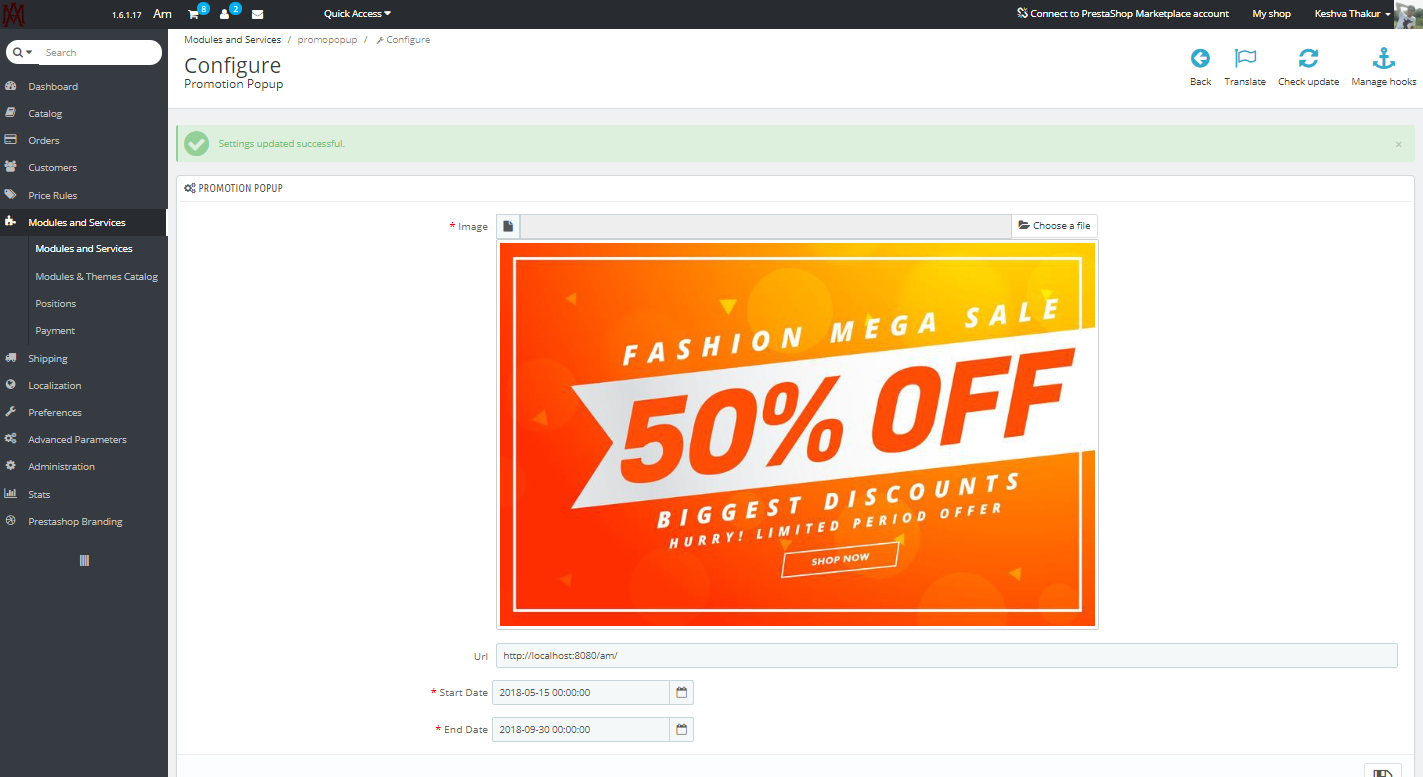 Prestashop Promo Popup - Pop Ups, SMS & Email Marketing Prestashop Promo Popup - Pop Ups, SMS & Email Marketing