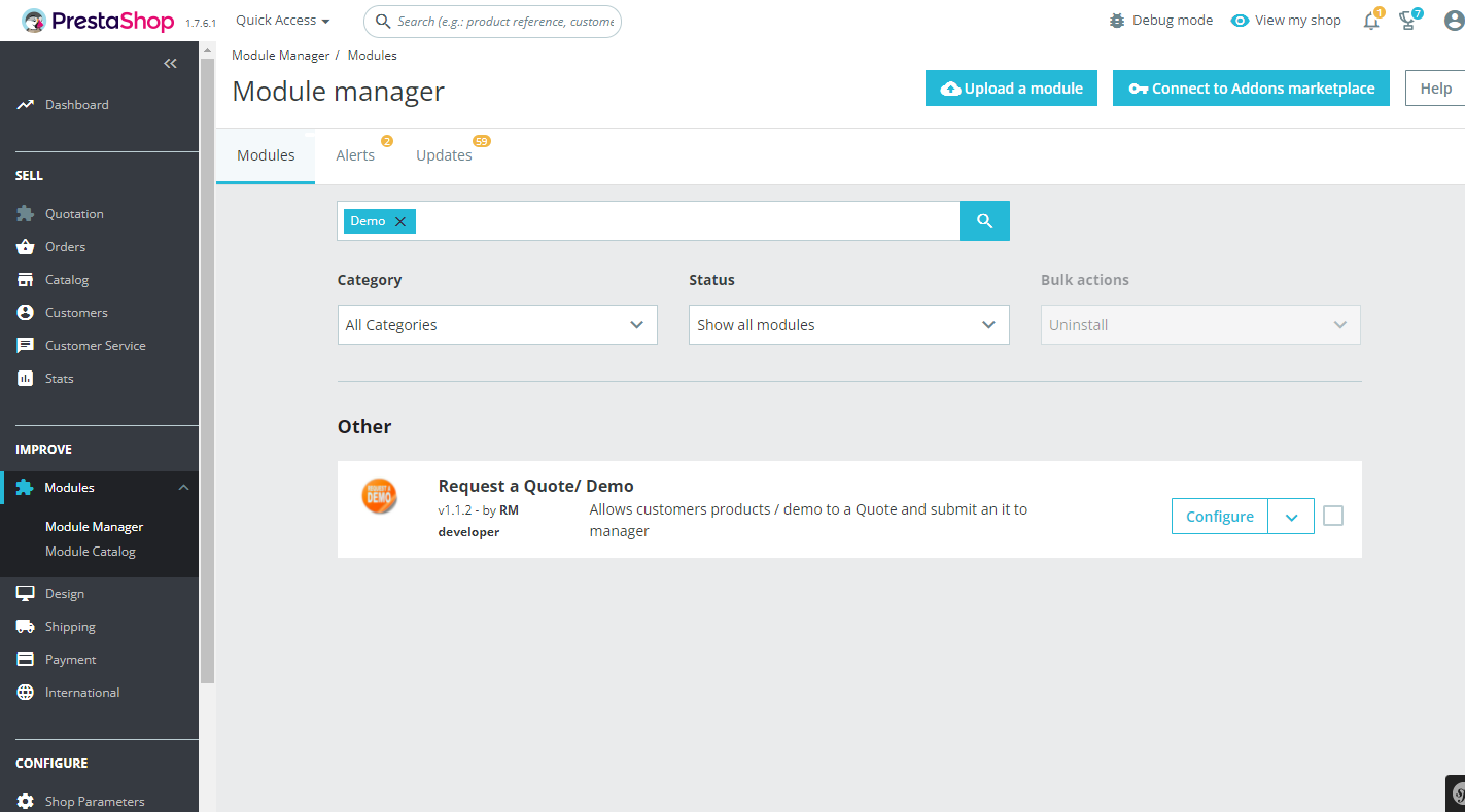 Request a Quote/ Demo & send and received email Prestashop Request a Quote/ Demo & send and received email Prestashop