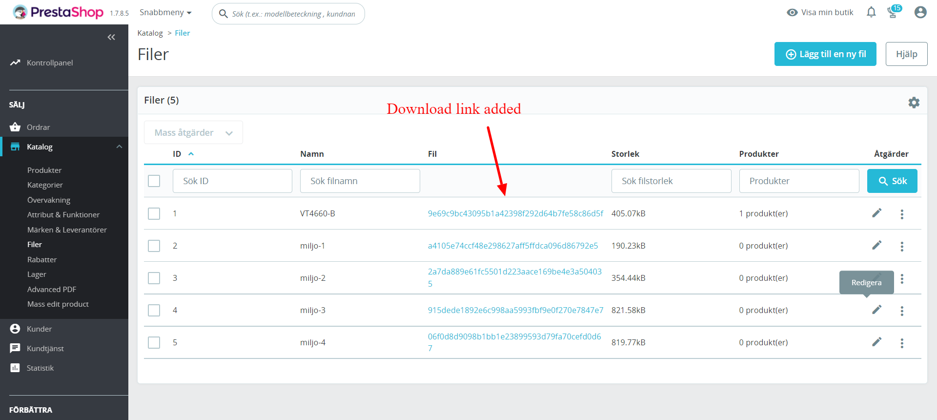 Prestashop Attachment Direct Download Link added - Product file Prestashop Attachment Direct Download Link added - Product file