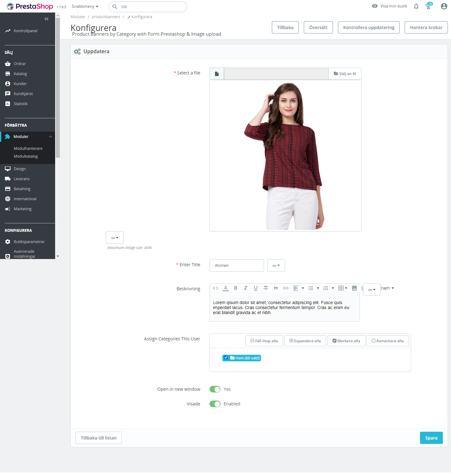 Product Banners with Form Prestashop & Upload Image Product Banners with Form Prestashop & Upload Image