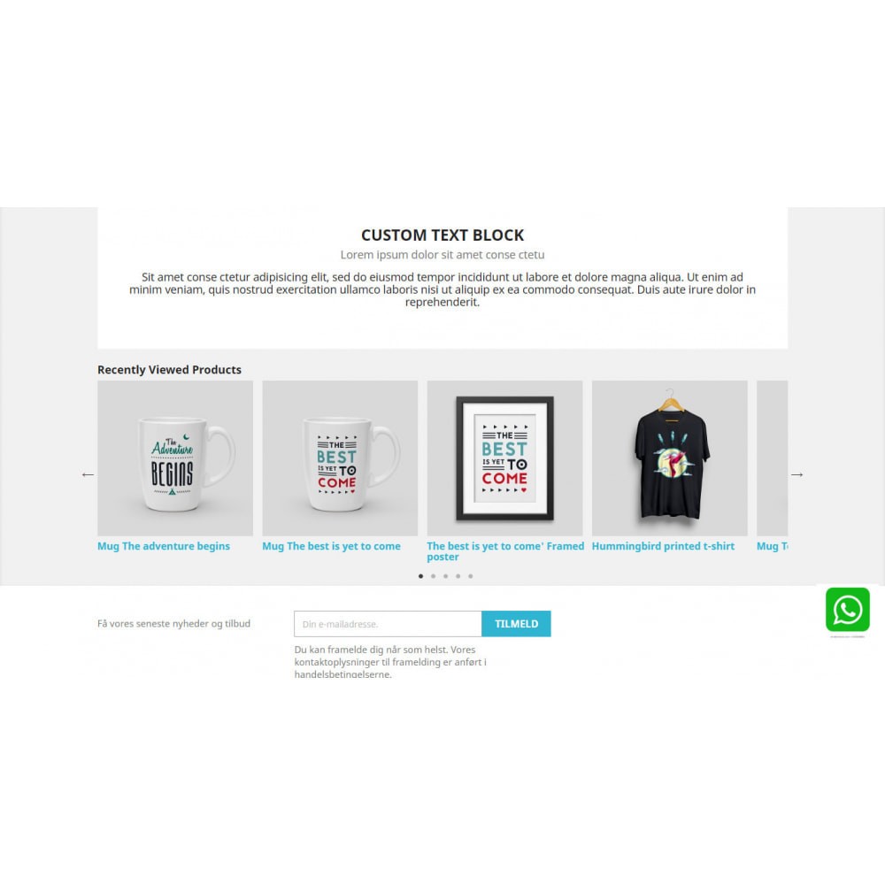 Recently Viewed Products - Carousel and Responsive Module PrestaShop Recently Viewed Products - Carousel and Responsive Module PrestaShop