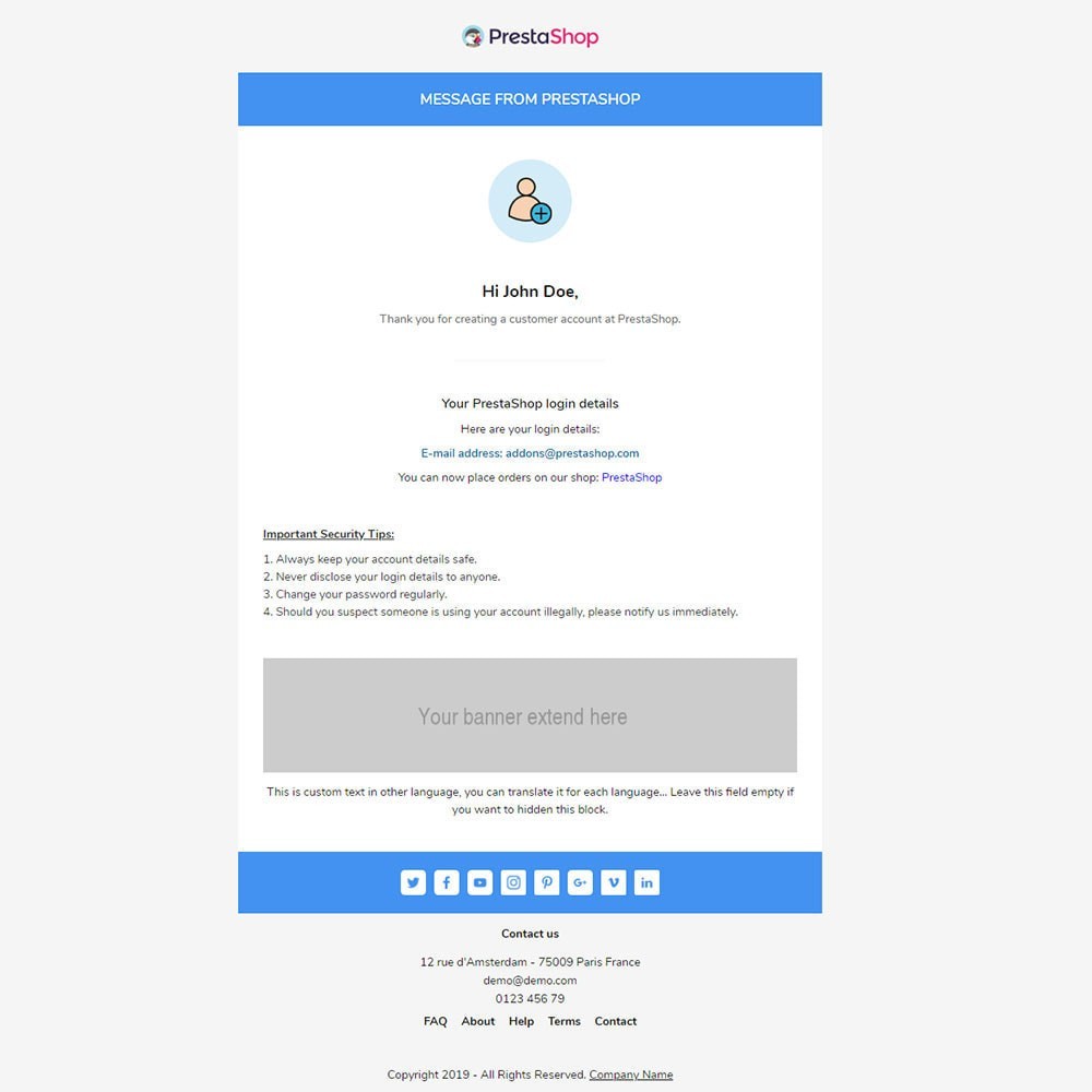 Beautiful - Template emails and for emails of modules Prestashop Beautiful - Template emails and for emails of modules Prestashop