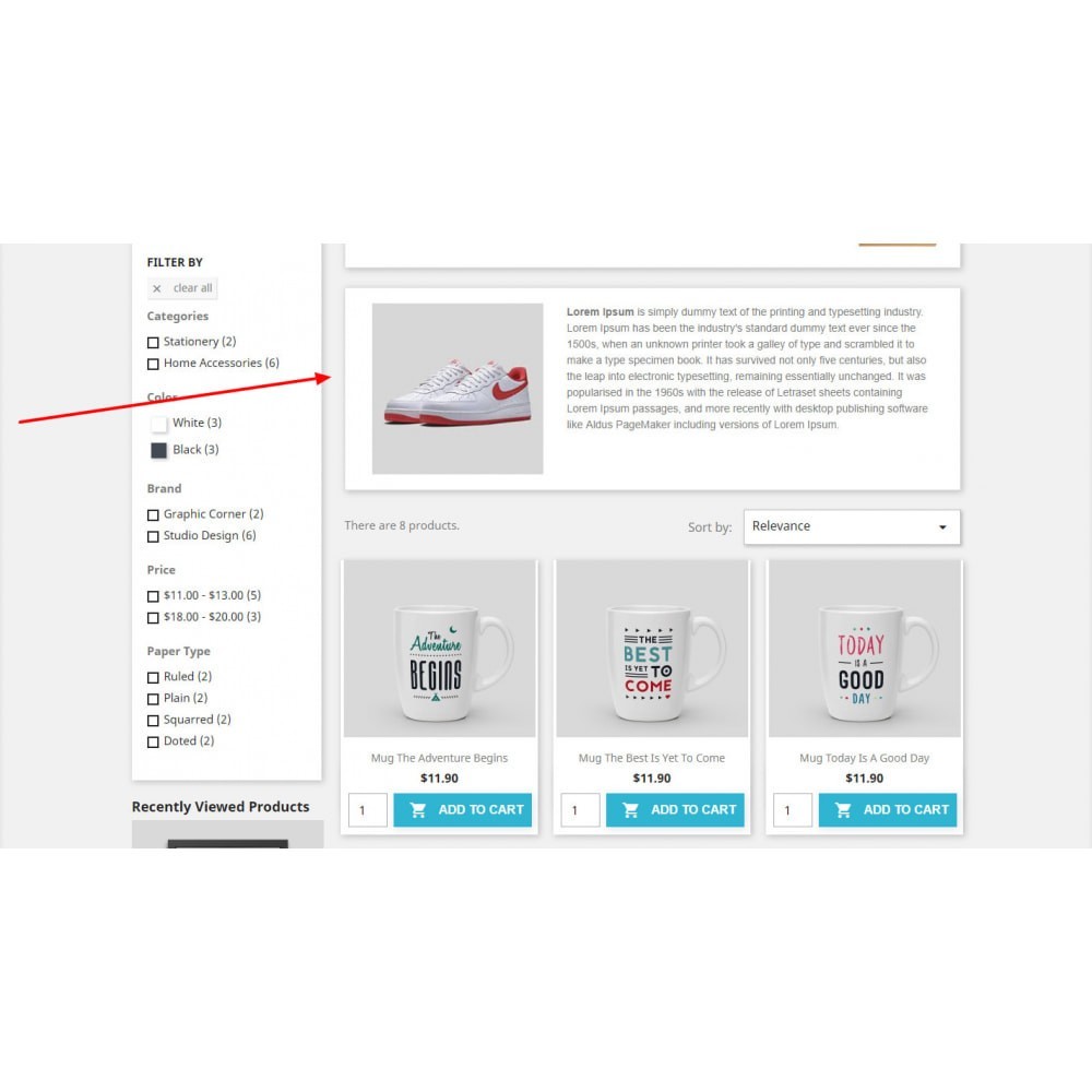 Prestashop Extra Category Description with Banners - SEO Prestashop Extra Category Description with Banners - SEO