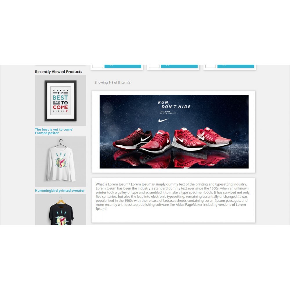 Prestashop Extra Category Description with Banners - SEO Prestashop Extra Category Description with Banners - SEO