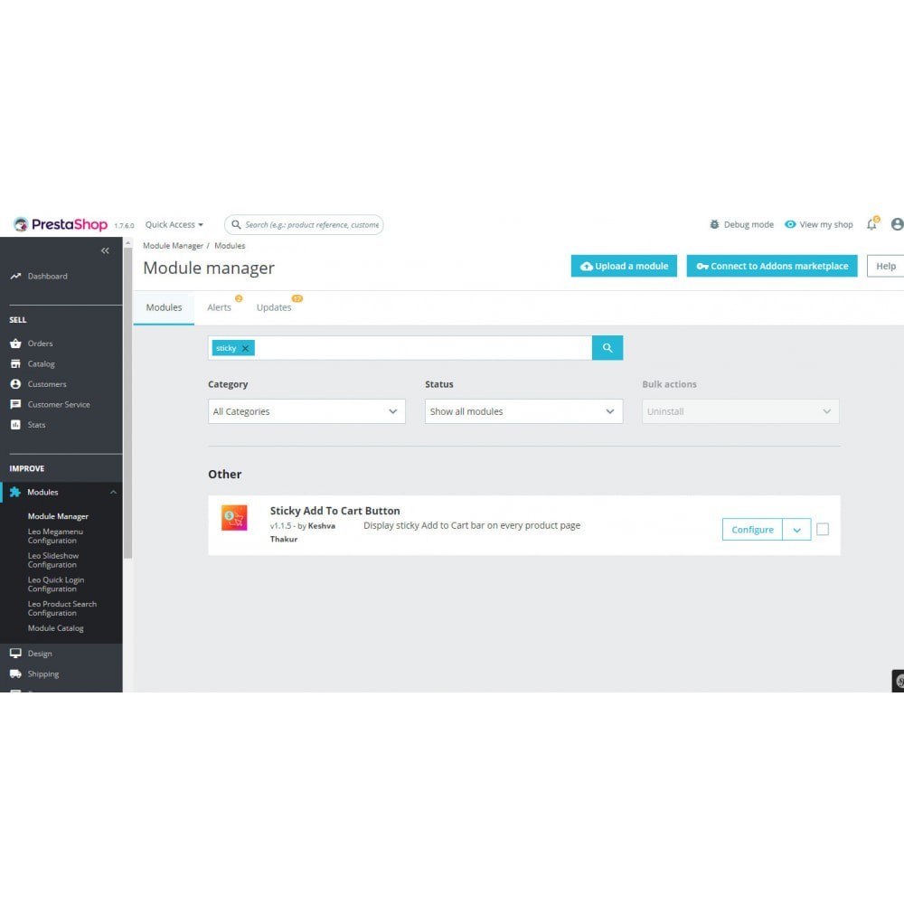 Prestashop Sticky Add To Cart button - Advanced n. Prestashop Sticky Add To Cart button - Advanced n.