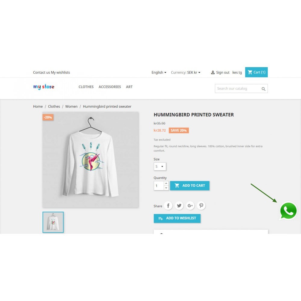 Prestashop WhatsApp Live Chat With Customers & Visitor Prestashop WhatsApp Live Chat With Customers & Visitor