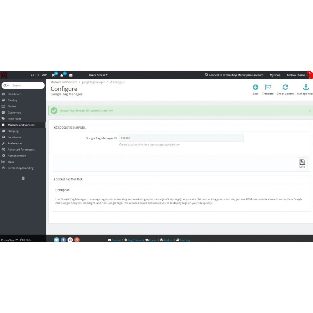 GA4 Google Tag Manager - avancerad modul PrestaShop GA4 Google Tag Manager - avancerad modul PrestaShop